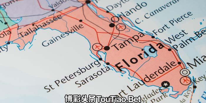 The map of Florida