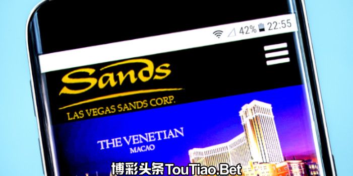 Las Vegas Sands displayed on a smartphone