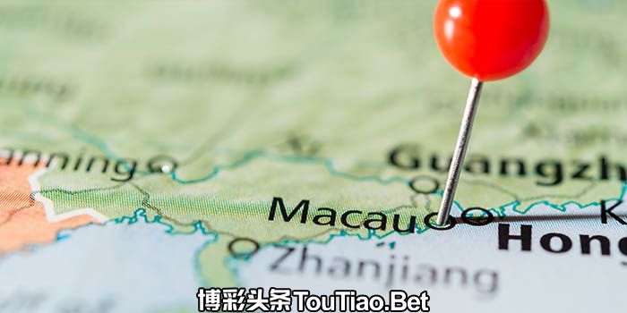 Macau pinned on the map